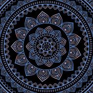 Silver mandala N21