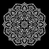 Silver mandala N22