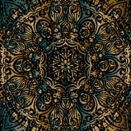 Gold mandala N10
