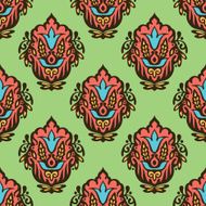 Abstract seamless vintage luxury ornamental vector pattern for fabric