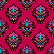 Abstract seamless vintage luxury ornamental vector pattern for fabric N2