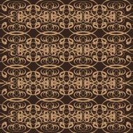 Vector thai floral decorative ornament EPS illustration N4