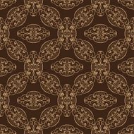 Vector thai floral decorative ornament EPS illustration N5
