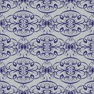 Vector thai floral decorative ornament EPS illustration N7