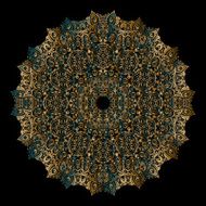 Gold mandala N12