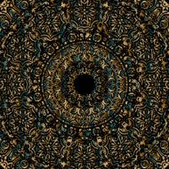 Gold mandala N13