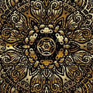 Gold mandala N15