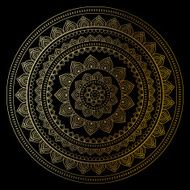 Gold mandala N17