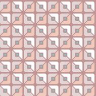 Seamless pattern geometric squares pink halves background