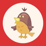 bird cartoon theme elements vector eps N16