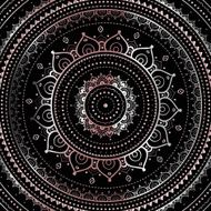 Silver mandala N26