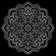 Silver mandala N27