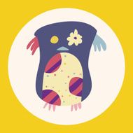 owl cartoon theme elements vector eps N13