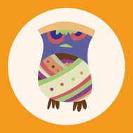 owl cartoon theme elements vector eps N21