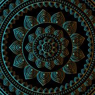 Silver mandala N28