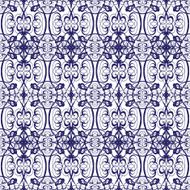 Vector thai floral decorative ornament EPS illustration N9