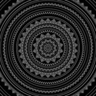 Silver mandala N29