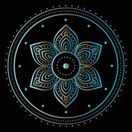 Silver mandala N33