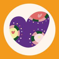 love heart cartoon elements vector eps N14