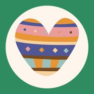 love heart cartoon elements vector eps N18