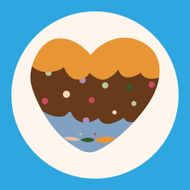 love heart cartoon elements vector eps N19