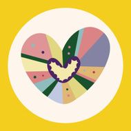 love heart cartoon elements vector eps N20