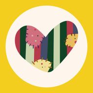love heart cartoon elements vector eps N21