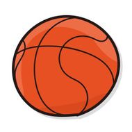 basketball color doodle N2