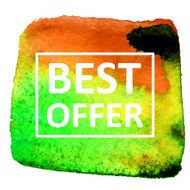 Vector watercolor N99