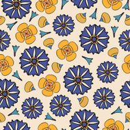 seamless background with flowers N20