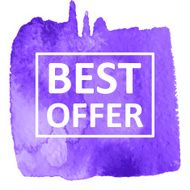 Vector watercolor N129