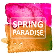 Vector watercolor N130