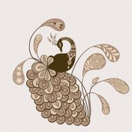 Stylized Peacock N2