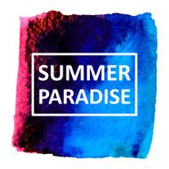 Vector watercolor N135