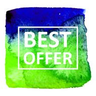 Vector watercolor N136