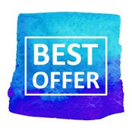 Vector watercolor N148