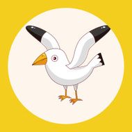 bird cartoon theme elements vector eps N17