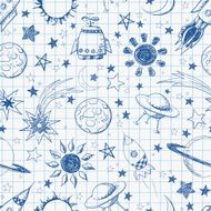 Seamless space pattern N24