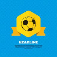 Football ball sign icon Soccer Sport symbol N2