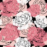 Seamless texture with flowers N117