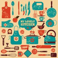 Kitchen set icons N2