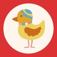 bird cartoon theme elements vector eps N24