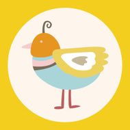 bird cartoon theme elements vector eps N26