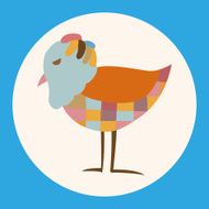 bird cartoon theme elements vector eps N34