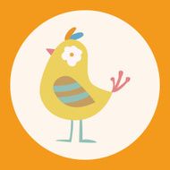 bird cartoon theme elements vector eps N35