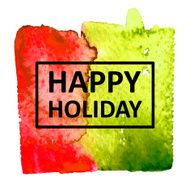 Vector watercolor N163