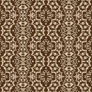 Contrast Brown Tribal Seamless Ornament