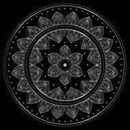 Silver mandala N34