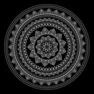 Silver mandala N35