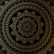 Gold mandala N20
